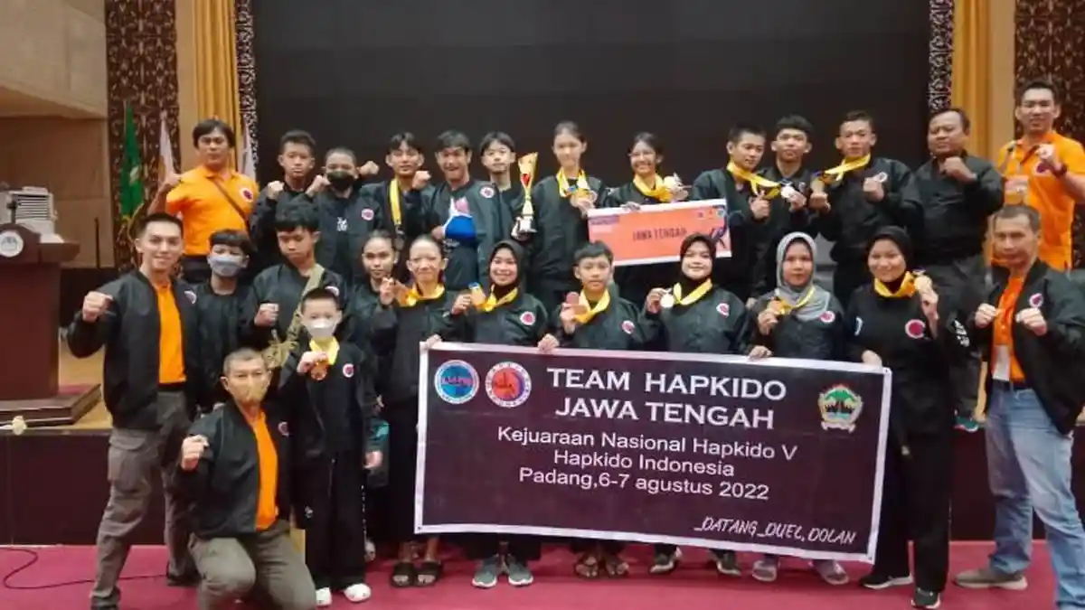 Perolehan Medali Melampaui Target, Selamat! Hapkido Jateng Koleksi 12 Emas DI Kejurnas Hapkido V