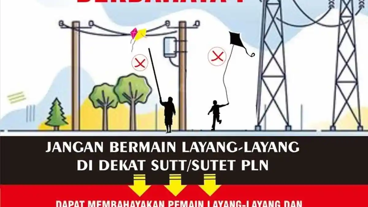 Listrik Sering Padam, PLN Manggar Imbau Tidak Main Layangan dan Pasang Baliho Dekat Kabel