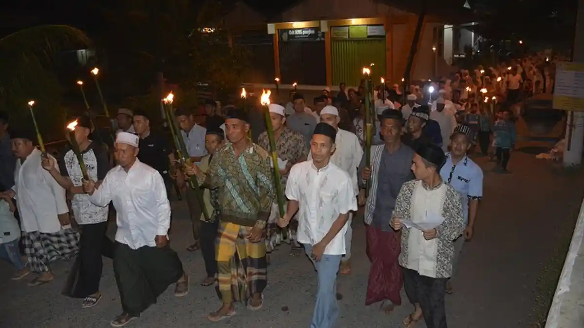Warga Keliling Kampung di Aceh Barat, Berdoa Supaya Dijauhkan dari Virus Corona