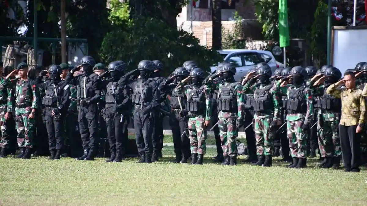 Jelang Kedatangan Wapres JK, Kodam XIV Hasanuddin Gelar Apel Pengamanan VVIP