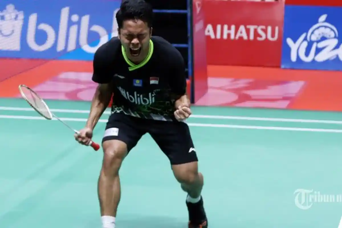 Korea Open 2022: Turun Sebagai Unggulan Pertama, Ginting Dibuat Malu Wakil Prancis