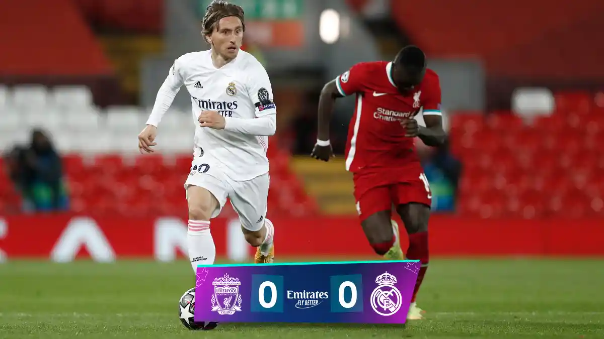 Hasil Liverpool vs Real Madrid, Tak Ada Magis di Anfield, Liverpool Imbang, Real Madrid ke Semifinal