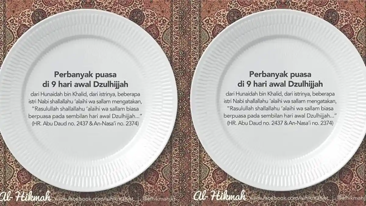 Amalan yang Bisa Dilakukan Bulan Zulhijah Hingga Puasa yang bisa Dilakukan Mulai Hari Rabu 22 Juli