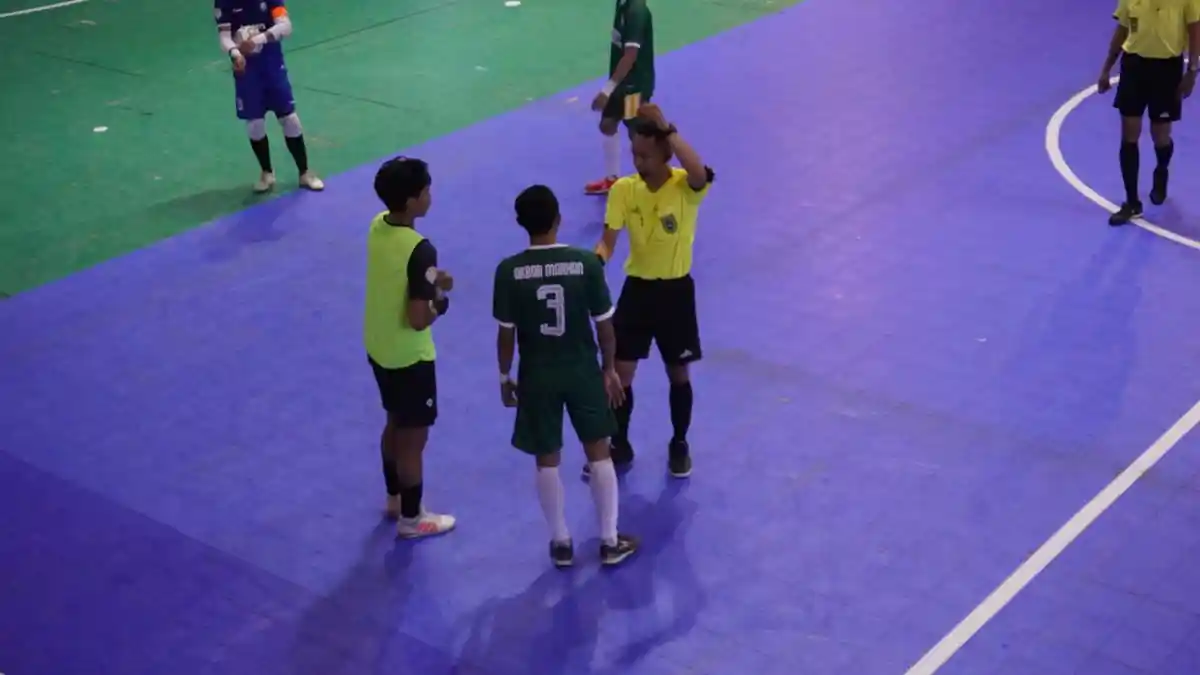 Liga Futsal Nusantara 2023: Derby Sulsel - Sulteng Ricuh, 2 Pemain Kena Kartu Kuning