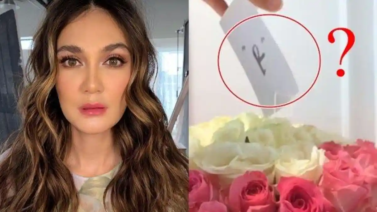 Luna Maya dapat Bunga Inisial 'R', Reino Barack atau Ariel Noah, Ini Kata Pakar Grafologi