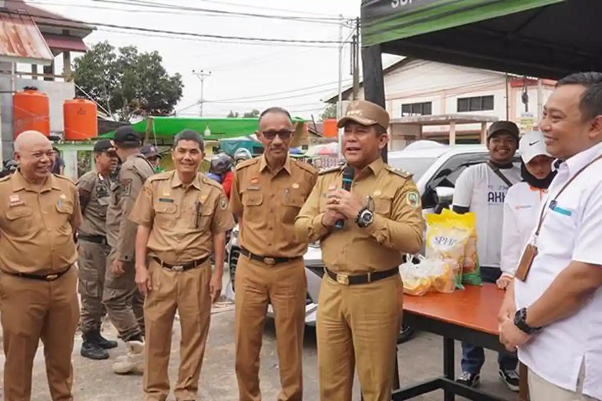 TPID Kabupaten Sanggau Gelar Operasi Pasar, Isinya Beras Gula dan Minyak Goreng