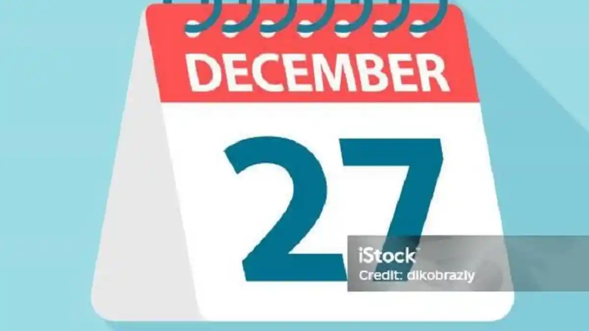 Lebih dari Sekadar Akhir Tahun, Berikut Peristiwa Penting  yang Diperingati Setiap 27 Desember