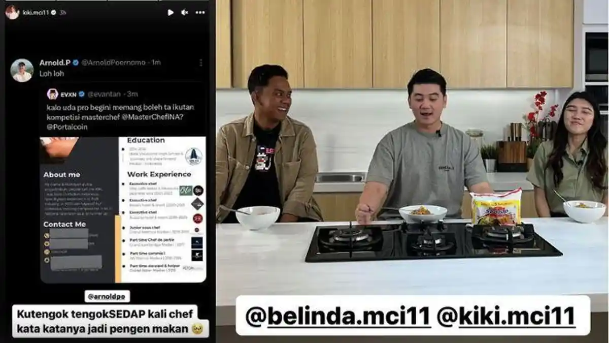 Beredar CV Kiki MasterChef Indonesia 11, Diam-diam Sudah Profesional?