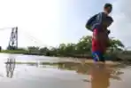 Banjir Rendam Jalan di Baleendah Kabupaten Bandung