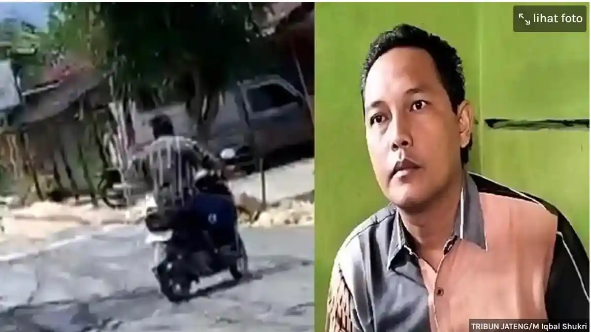 Viral Aksi Pemotor Bolak-balik Lintasi Jalan Baru Dicor, Ketua RT Terlibat Cek-cok