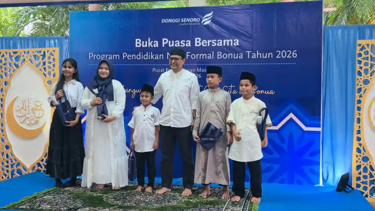 Semarak Ramadan, Anak-anak Bonua Tampil di Acara Buka Puasa Bersama DSLNG
