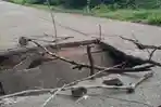 Akses Jalan Desa Sungai Ibul Ambles, Jalur Alternatif 4 Kecamatan di PALI Lumpuh
