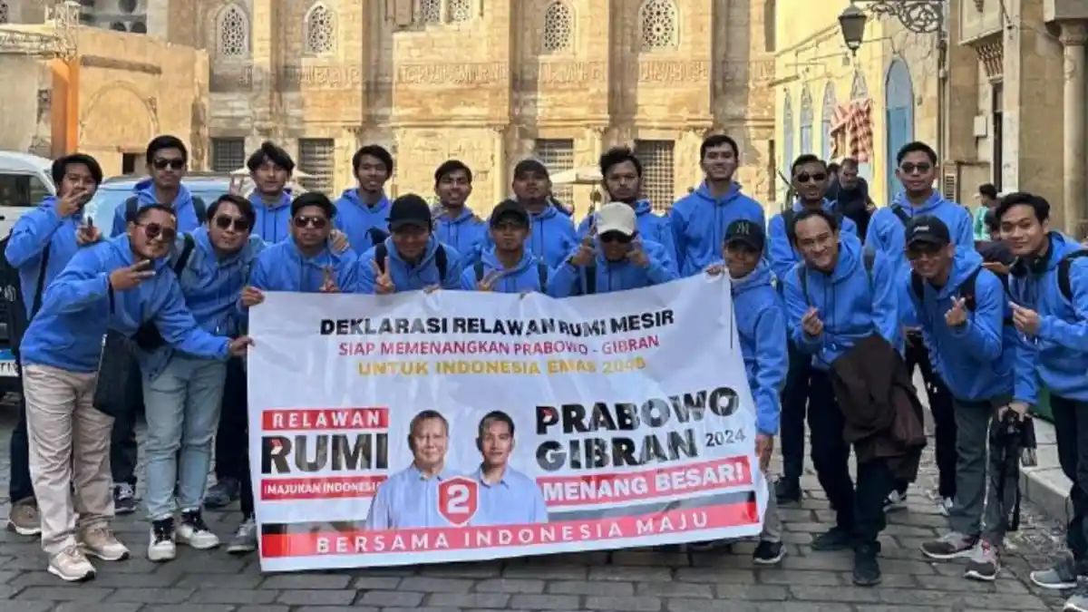 Diaspora di Mesir Deklarasikan RUMI, Siap Menangkan Prabowo-Gibran di Luar Negeri