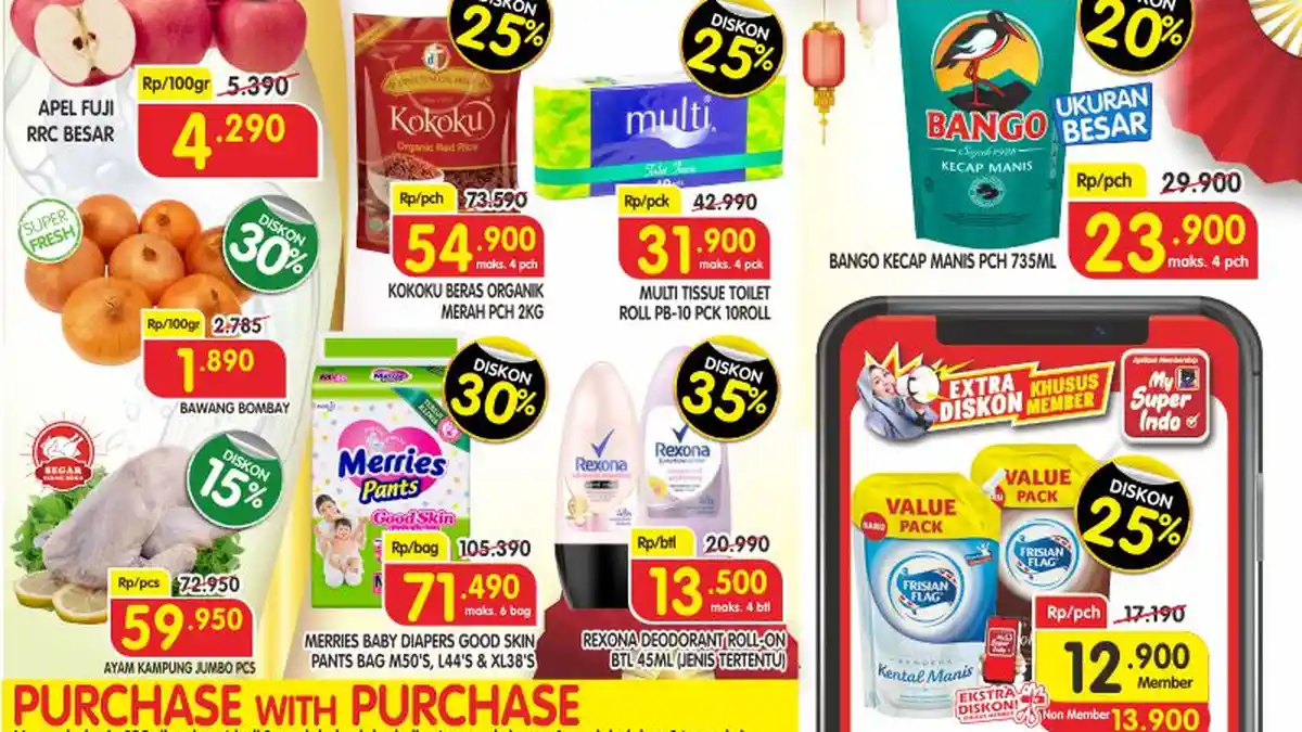 PROMO Superindo Terbaru Berlaku Hingga 2 Februari 2022, Ada Diskon Hingga 30% & Beli 1 Gratis 1