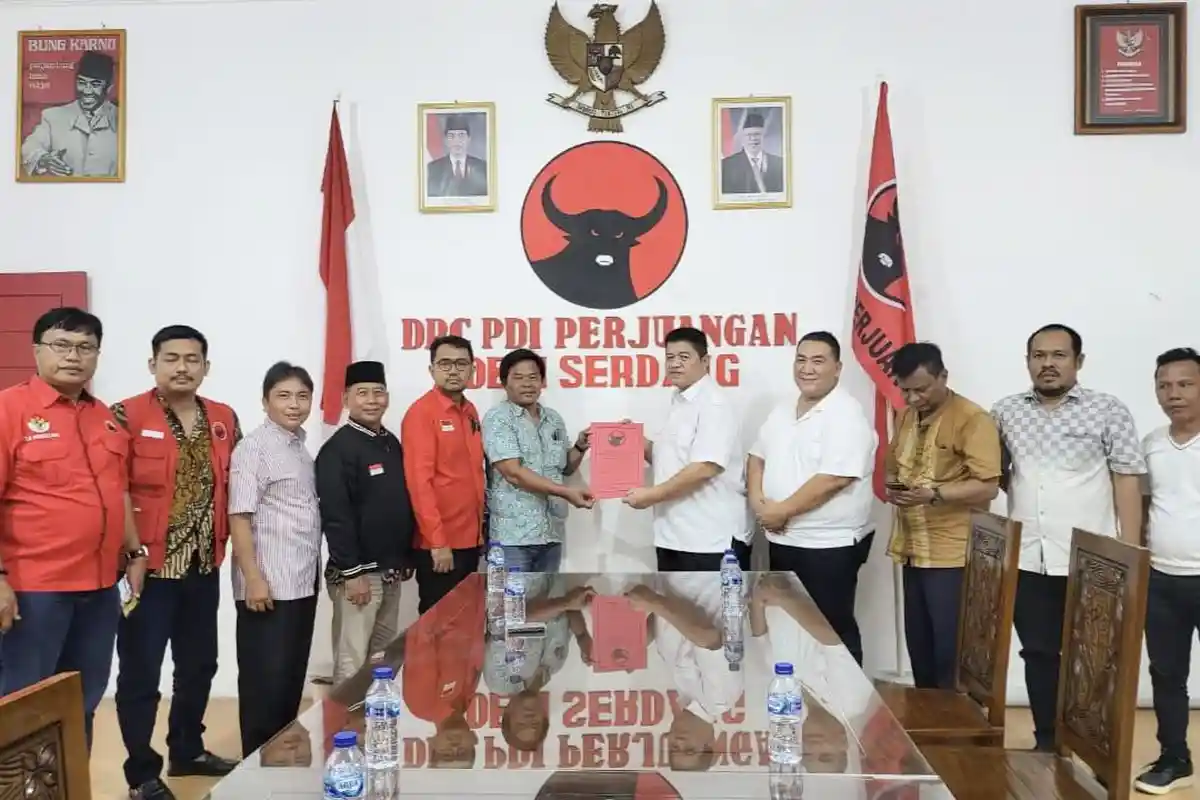 Kader PDIP tak Ada Yang Berani Maju Daftar Sebagai Bakal Calon Bupati Deli Serdang