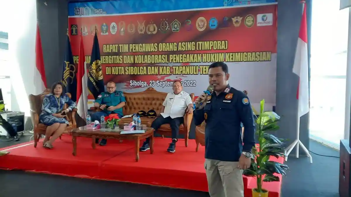 Kolaborasi Antar Instansi, Imigrasi Sibolga Gelar Rapat Tim Pengawasan Orang Asing