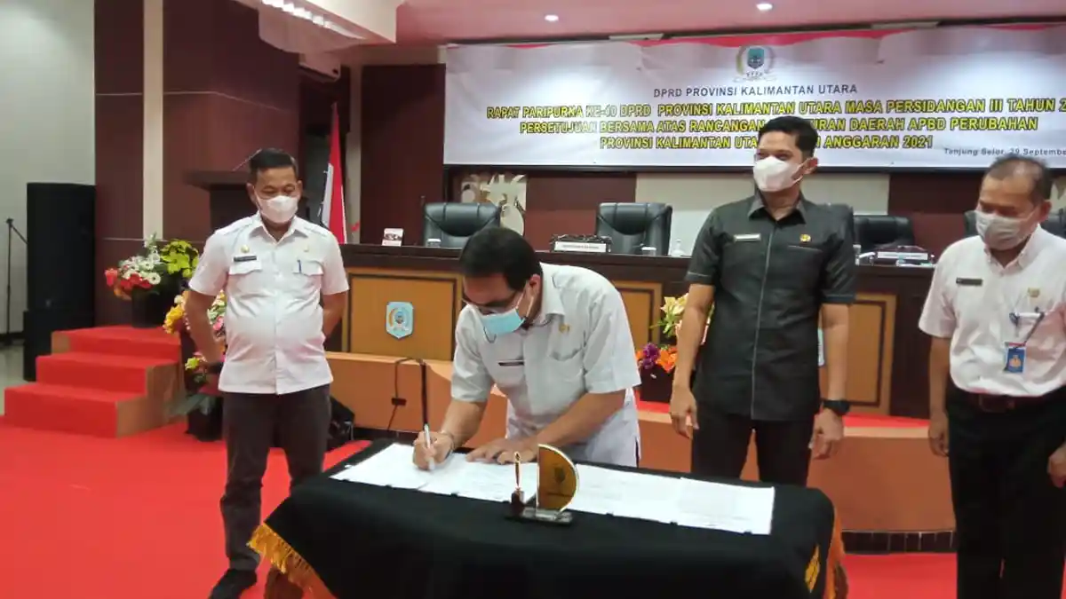 Menjelang Tenggat, APBD Perubahan 2021 Disetujui Pemprov dan DPRD Kaltara