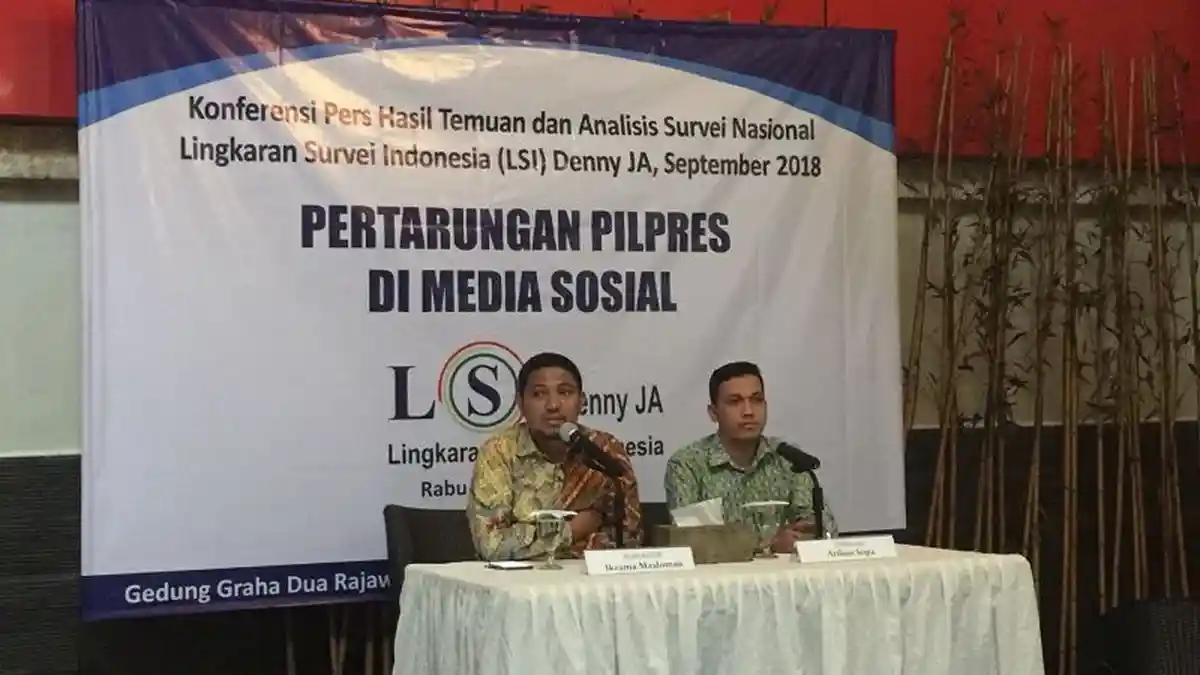 LSI Denny JA: Gerakan #2019GantiPresiden Lebih Banyak Jaring Pendukung dari Medsos