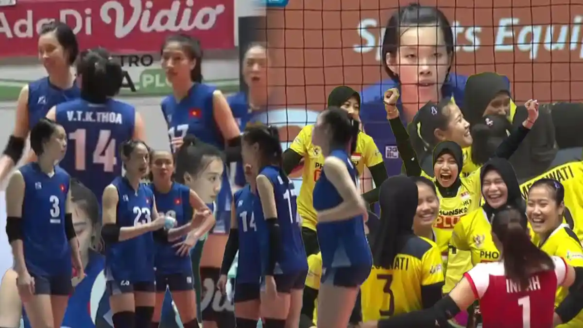 Hasil Set Ke-4 FINAL AVC Challenge Cup 2023: Voli Putri Vietnam Kejar Indonesia 2-2