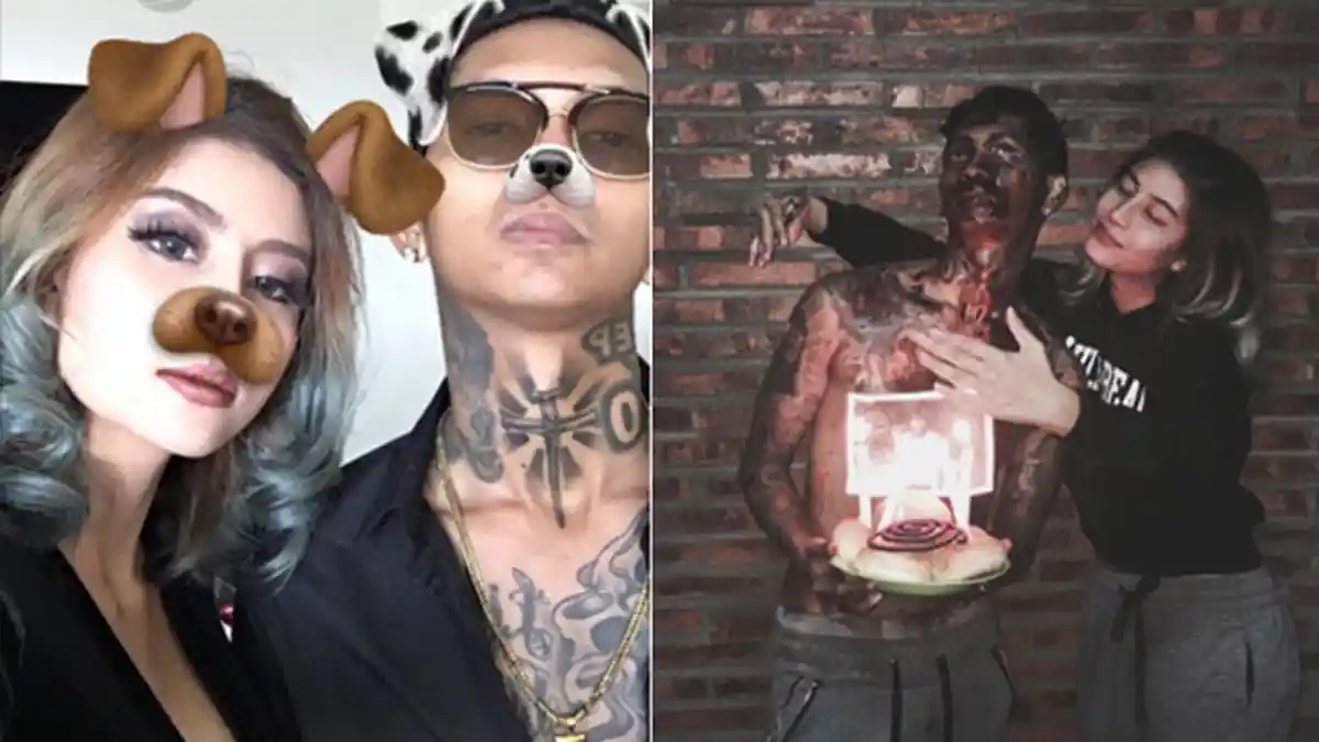 Berenang Sama Younglex, Dada Awkarin Nyembul dari Bikini, Netter: Cocok Sama-sama Penuh Dosa