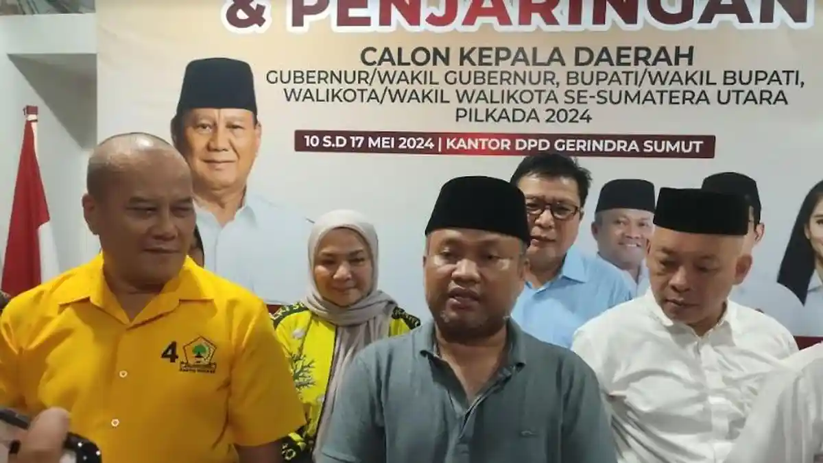 Gerindra Perpanjang Penjaringan Calon Gubernur Sumut, Bobby Nasution Berencana Daftar Hari Ini