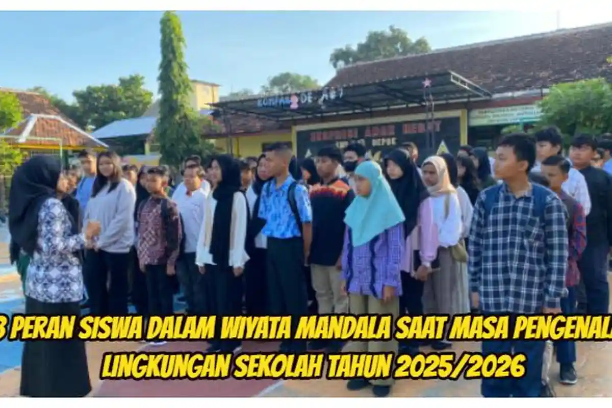 8 Peran Siswa dalam Wiyata Mandala Saat Masa Pengenalan Lingkungan Sekolah Tahun 2025/2026