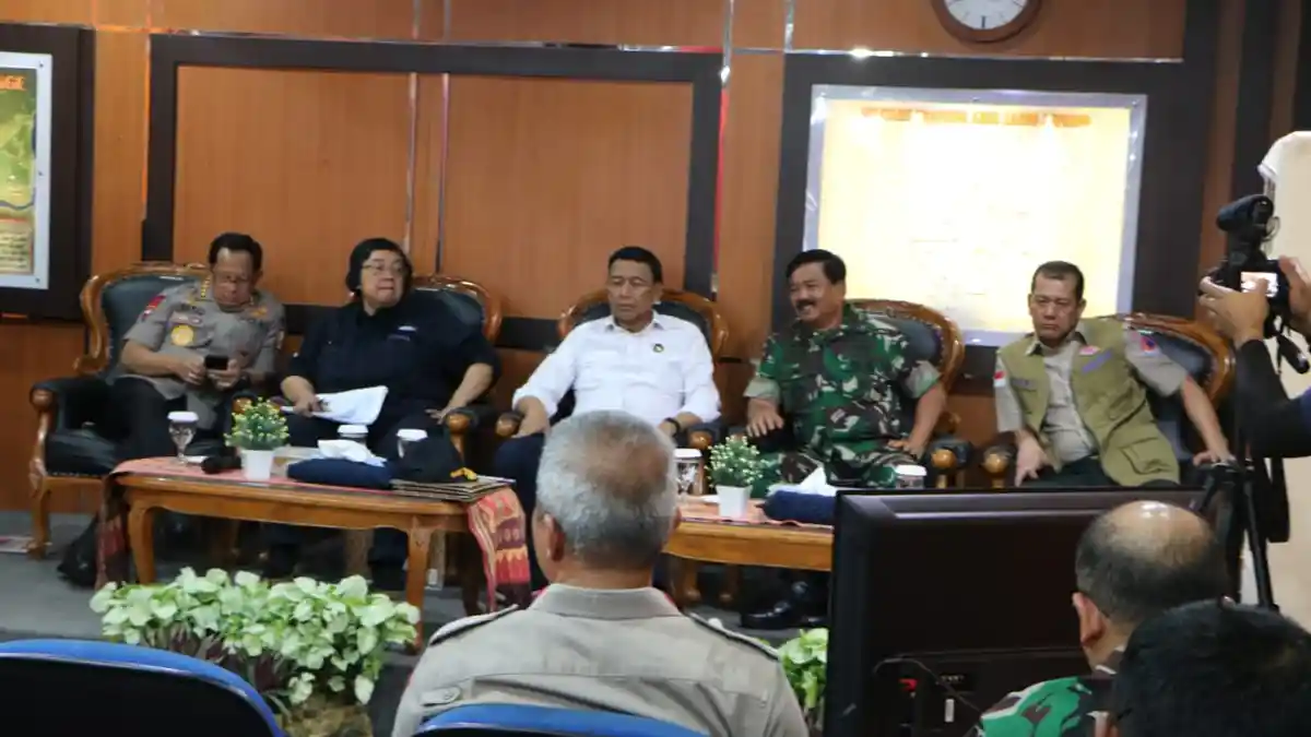 Danlantamal XII Pontianak Turut Sambut Kunker Menteri, Panglima TNI dan Kapolri ke Kalbar