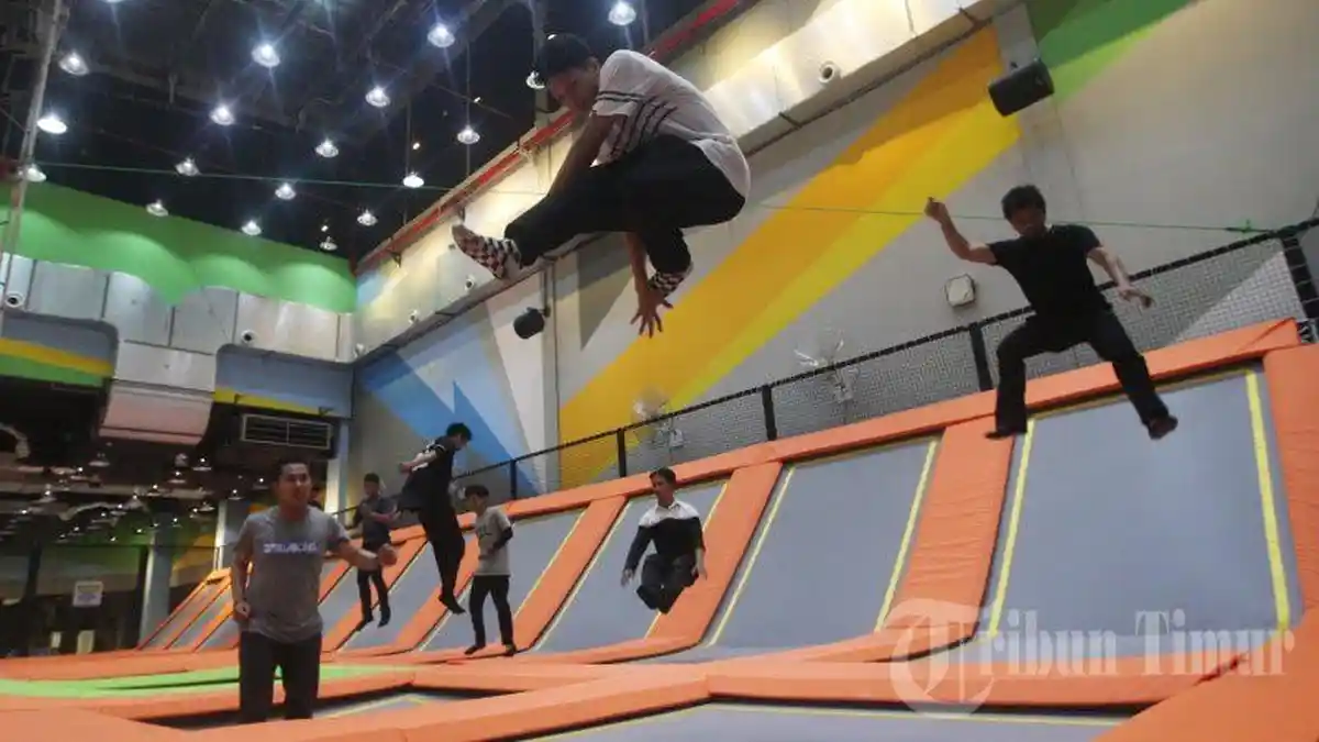 Trampoline Park Hadir di Mal PIPO Makassar, Ini Tarifnya Sekali Main