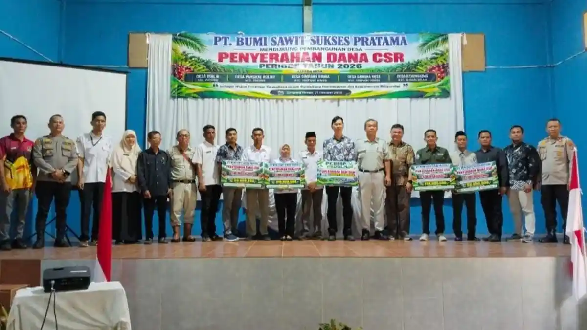 PT BSSP Salurkan CSR Rp400 Juta untuk Lima Desa - Halaman all