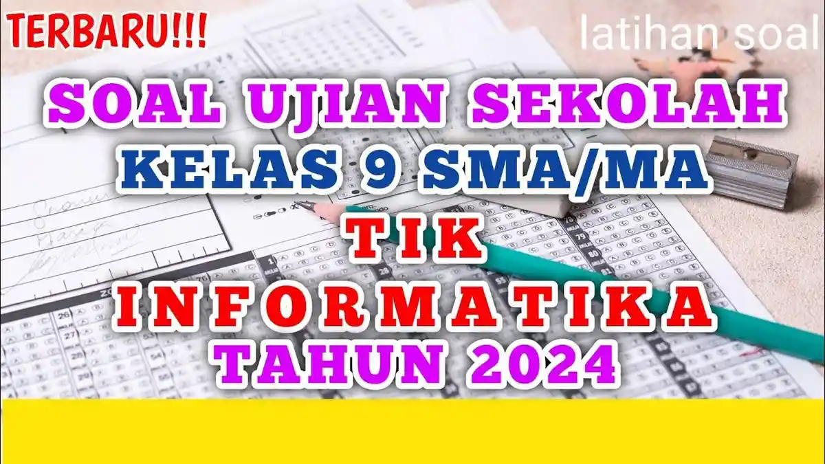 30 Kunci Jawaban TIK Informatika Kelas 9 SMP/MTs Kurikulum Merdeka, Soal Pilihan Ganda