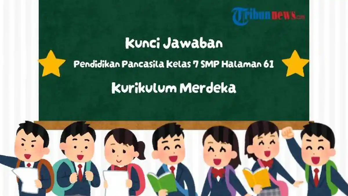 Kunci Jawaban Pendidikan Pancasila Kelas 7 SMP Halaman 61 Kurikulum Merdeka: Uji Kompetensi