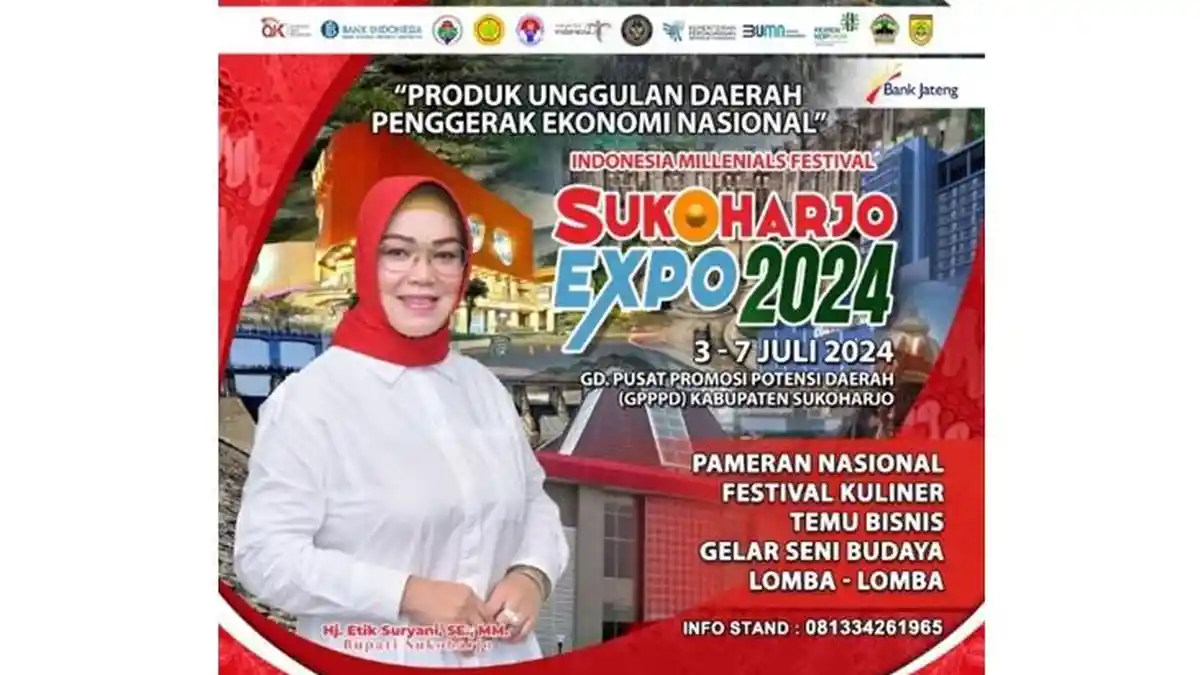 Rayakan HUT ke-78, Pemkab Sukoharjo Jateng Gelar Sukoharjo Expo 2024, Catat Tanggal dan Datang Yuk!