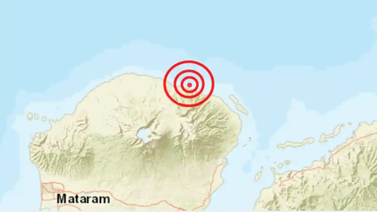 Gempa Guncang Lombok Senin 7 Maret 2022 Sore, Pusat Episenter di Laut, Berikut Data Magnitudonya