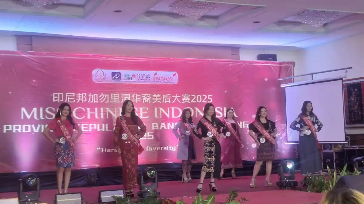 Pertama, Miss Chinese Indonesia Digelar di Bangka Belitung