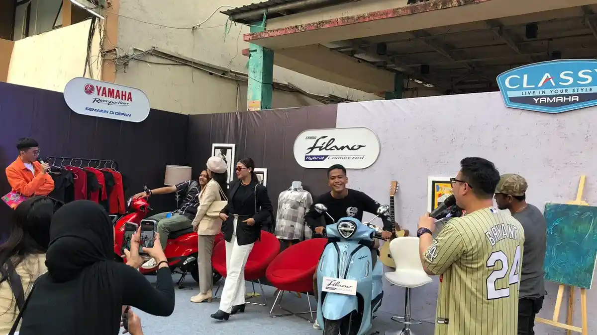 Skutik Classy Yamaha Semakin Lekat dengan Gaya Hidup Anak Muda
