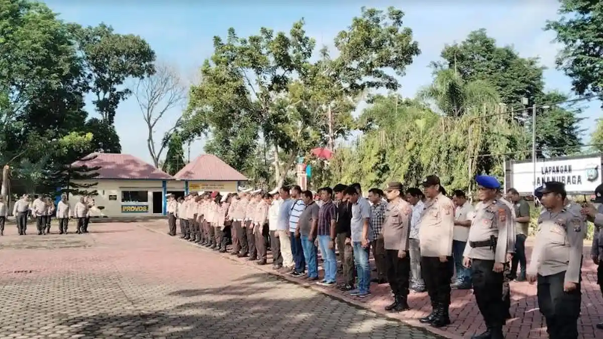 Jelang Pelantikan Presiden Besok, Polres Langkat Gelar Patroli Jaga Kondusifitas