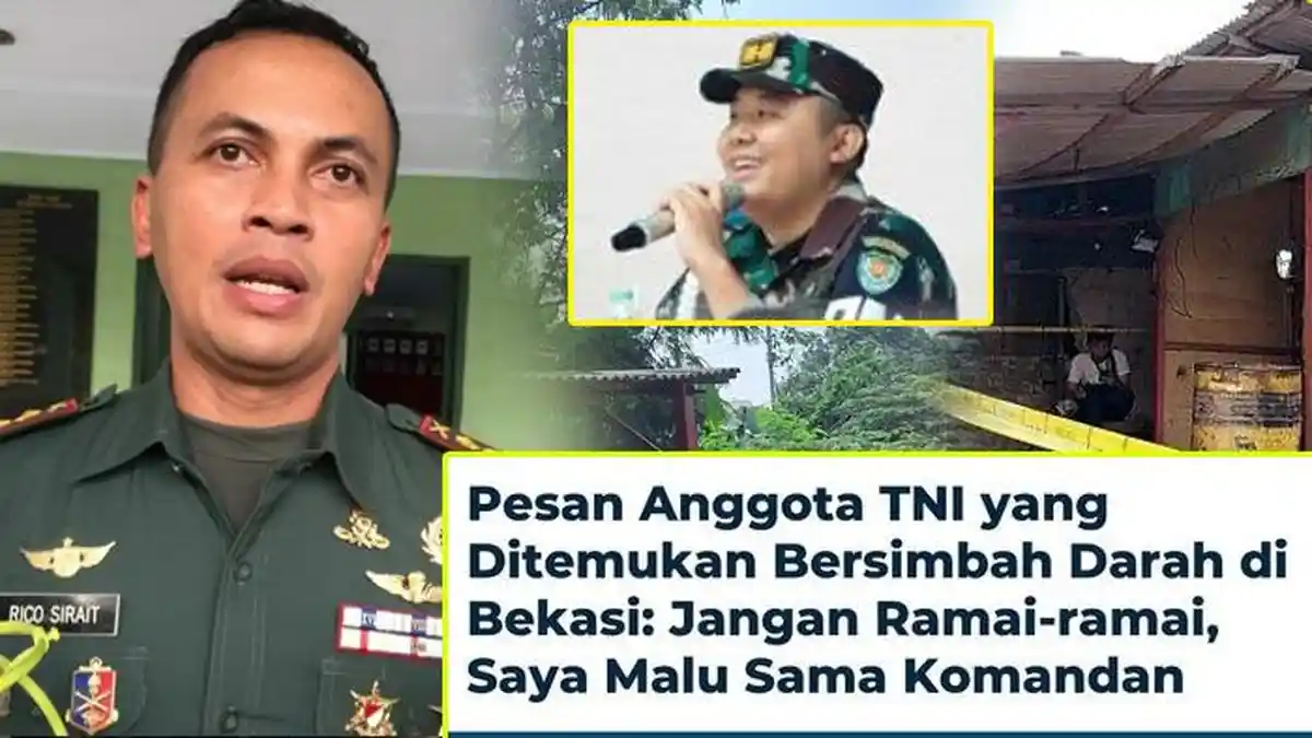 Praka Supriyadi Korban Kecelakaan Lalu Lintas atau Pembacokan? Ini Penjelasan TNI AD dan Rumah Sakit