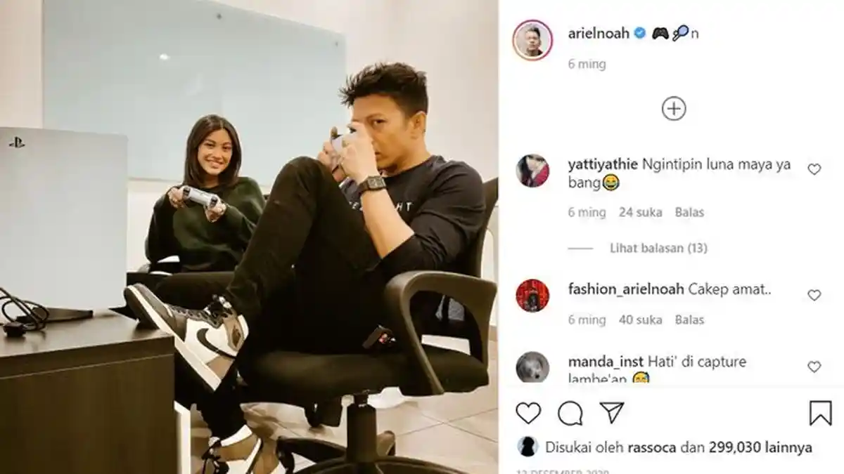 Potret Ariel NOAH Jadi Sorotan saat Duduk di Kursi Kerjanya