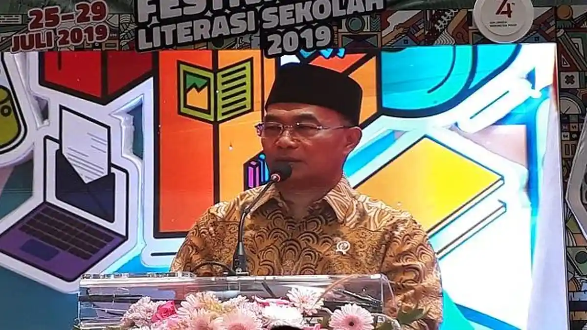 ‎Mendikbud Muhadjir Effendy Buka Festival Literasi Sekolah Ketiga