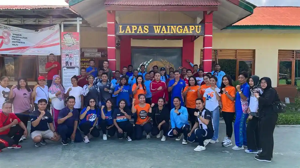 Perkuat Sinergitas, BRI Cabang Waingapu dan Lapas Waingapu Gelar Kegiatan Bersama