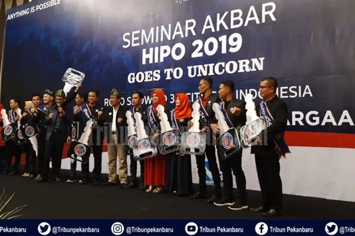 12 Kader Terbaik HIPO Internasional Pekanbaru di Riau dapat Reward Yamaha NMax