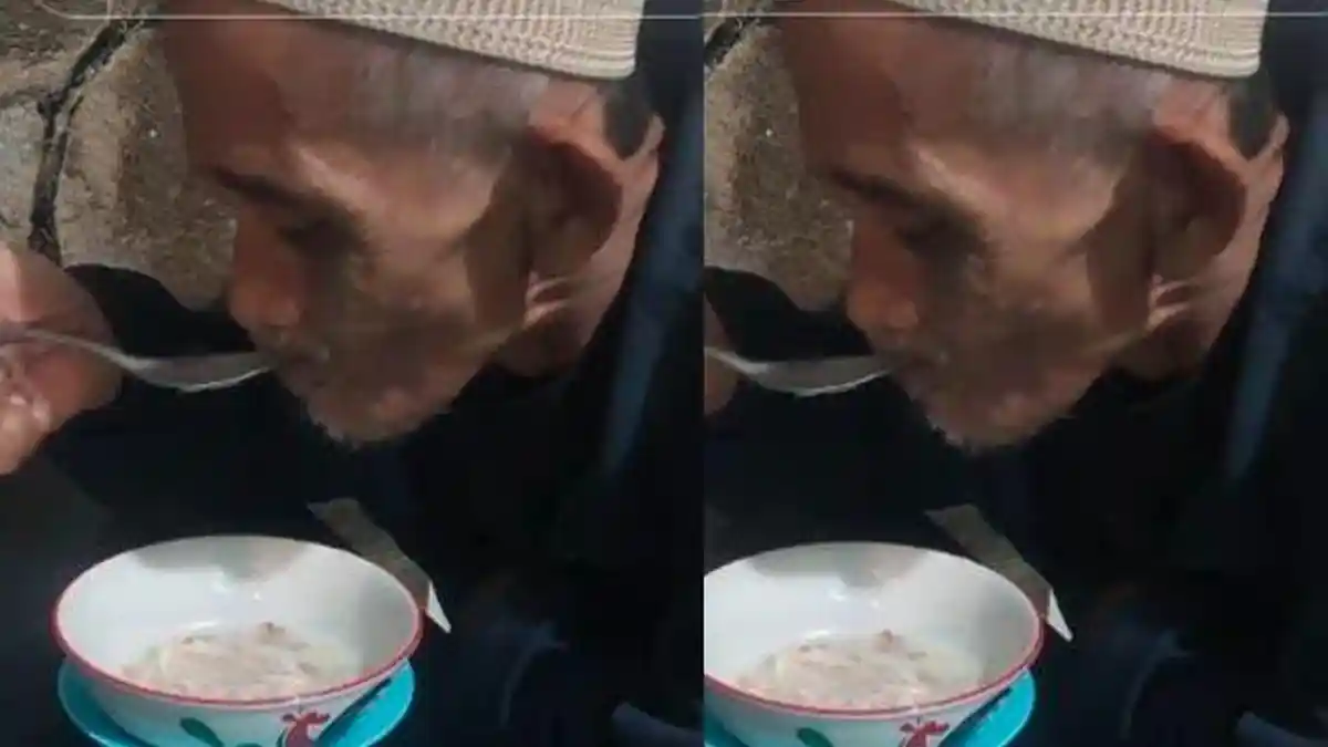 Ada 4 Anak dan 13 Cucu, Harun Penjual Kopi Dibiarkan Hidup Sendiri, Polisi Gratiskan Makan Tiap Hari