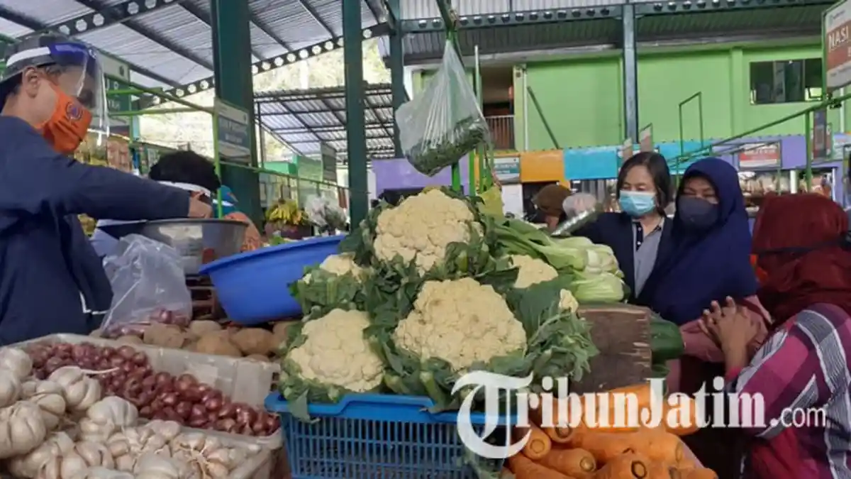 Pasar Oro-Oro Dowo Kota Malang Jadi Project Percontohan Pasar Tangguh, Terapkan Protokol dengan Baik