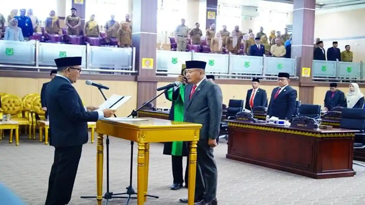 Sodingun Resmi Dilantik Jadi Anggota DPRD Muba, Gantikan Almarhum Nyadianto