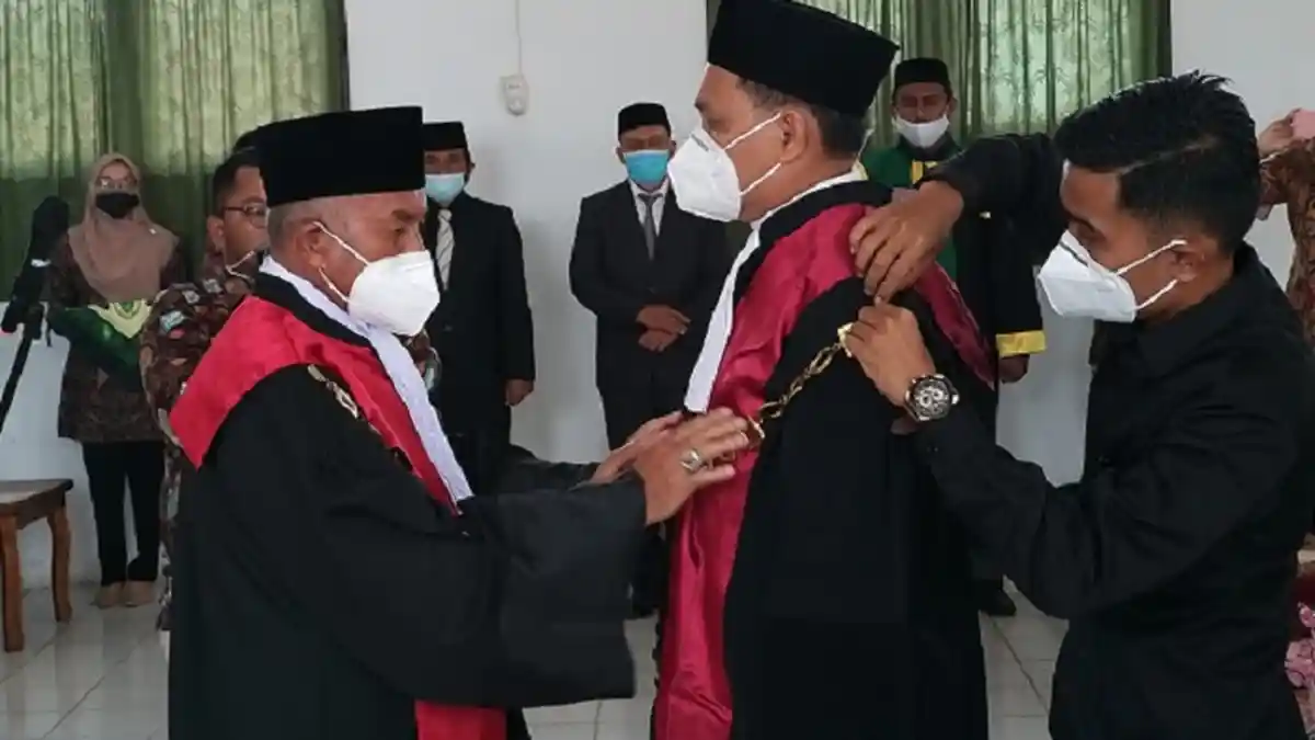 Candra Gautama Disumpah Sebagai Wakil Ketua Pengadilan Negeri Blangpidie Abdya, Ini Pesan Ketua
