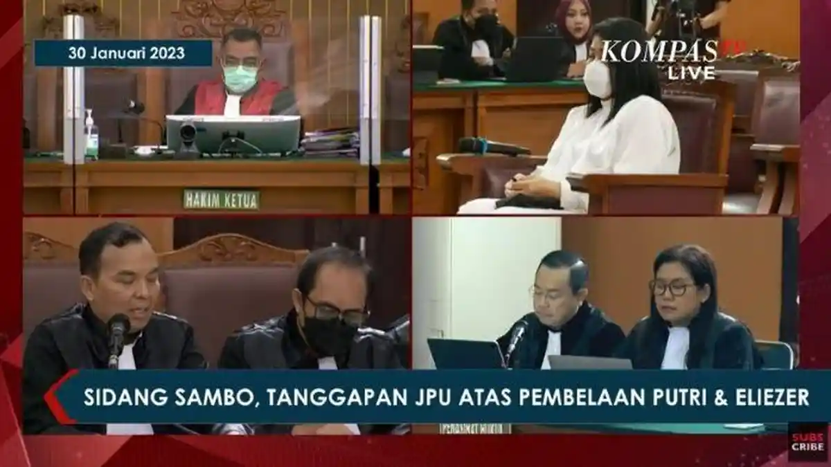 Berita Terkini, Live Streaming Sidang Bharada E dan Putri Candrawati Hari Ini, Arti Replik & Duplik