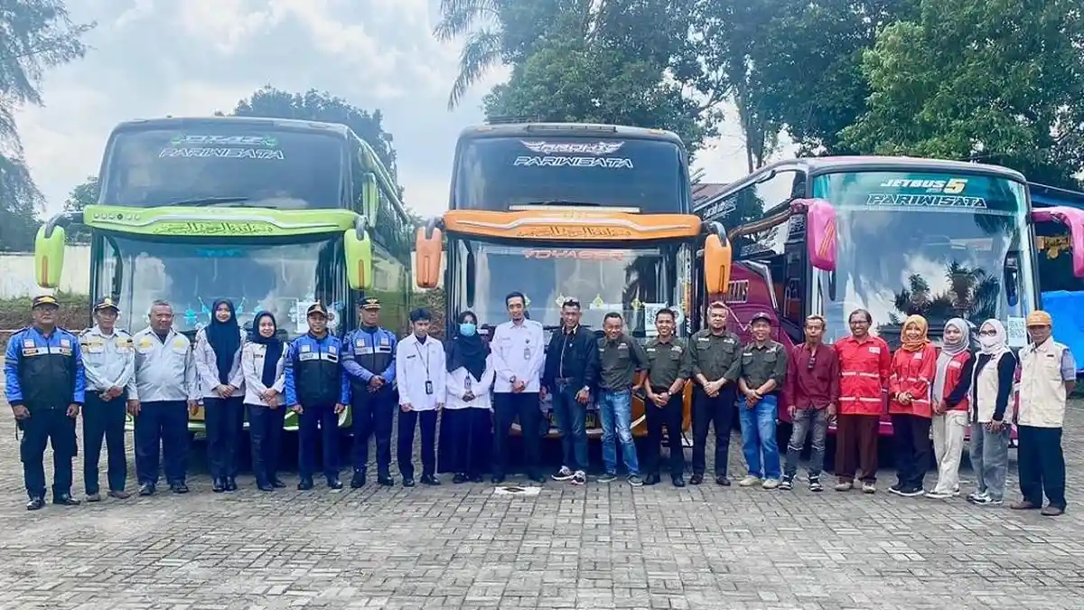 Dishub Batang Pastikan Bus dan Sopir Mudik Gratis Lebaran 2026 Lolos Tes Kesehatan dan Narkoba