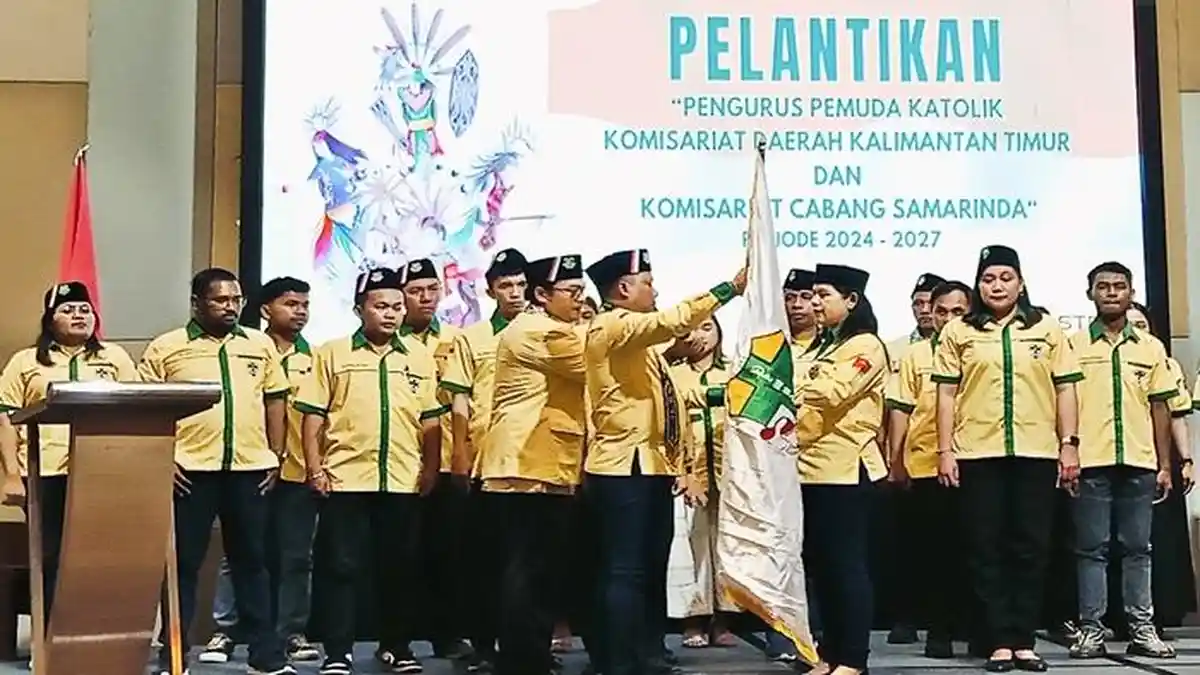Pelantikan Pengurus Pemuda Katolik Komda Kaltim dan Samarinda, Saatnya Era Kolaborasi