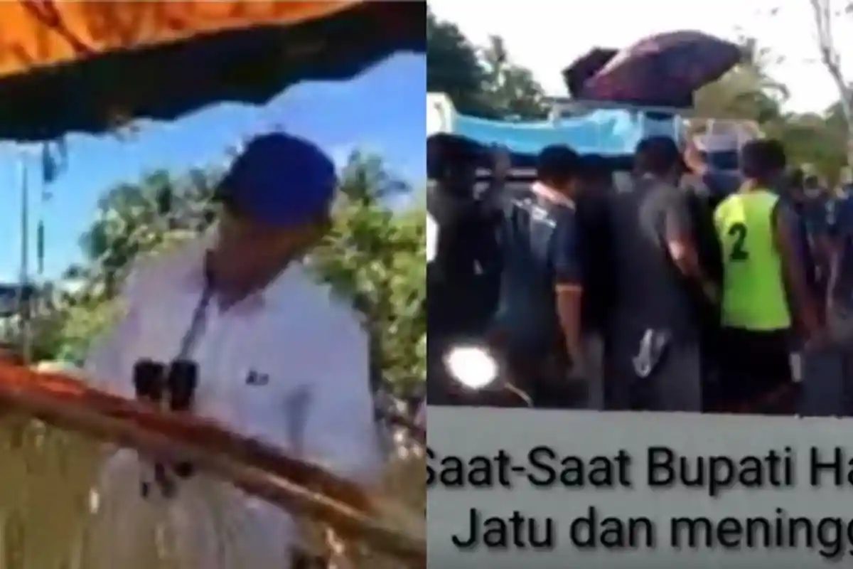 Video Detik-detik Bupati Halmahera Timur Mendadak Ambruk saat Orasi dan Meninggal: Masih Bersemangat