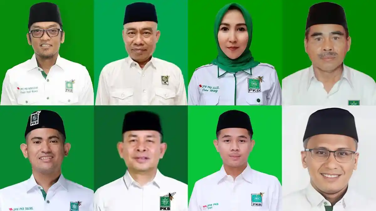 Daftar 8 Caleg PKB Melenggang ke DPRD Sulsel, Kunci Kursi Wakil Ketua